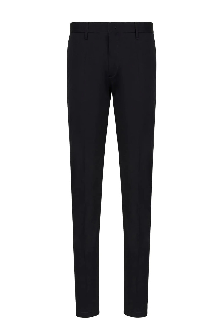 Брюки повседневные Slim fit Средняя для мужчин (469202), цвет Синий - №1