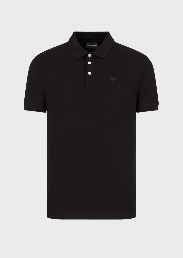 Поло Regular fit для мужчин (469204), цвет Черный - №1