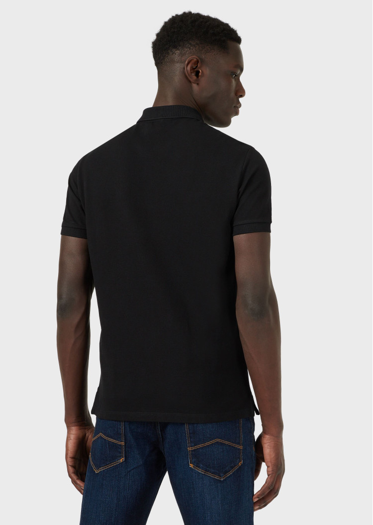 Поло Regular fit для мужчин (469204), цвет Черный - №3