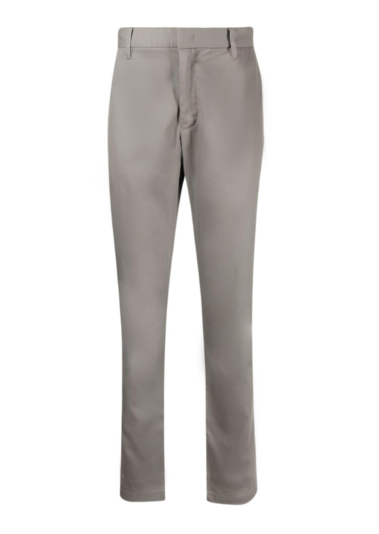 Брюки повседневные Slim fit Средняя для мужчин (469220), цвет Бежевый - №1