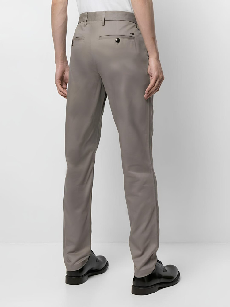 Брюки повседневные Slim fit Средняя для мужчин (469220), цвет Бежевый - №4