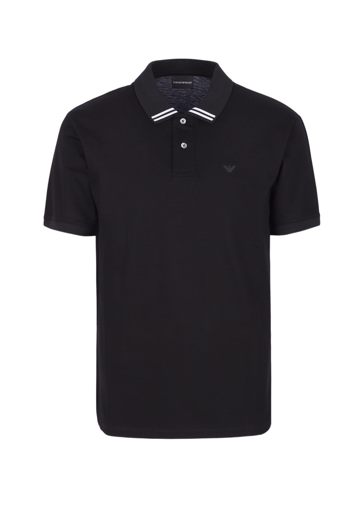 Поло Slim fit для чоловіків (469223), колір Синій - №1