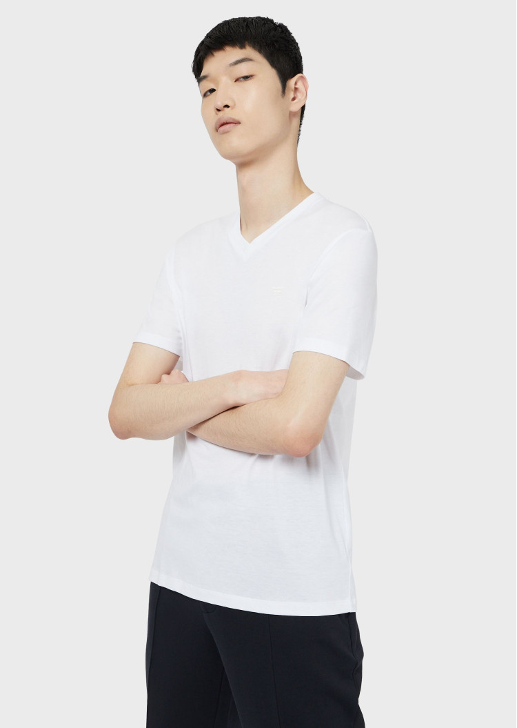 Футболка Slim fit для чоловіків (469232), колір Білий - №2