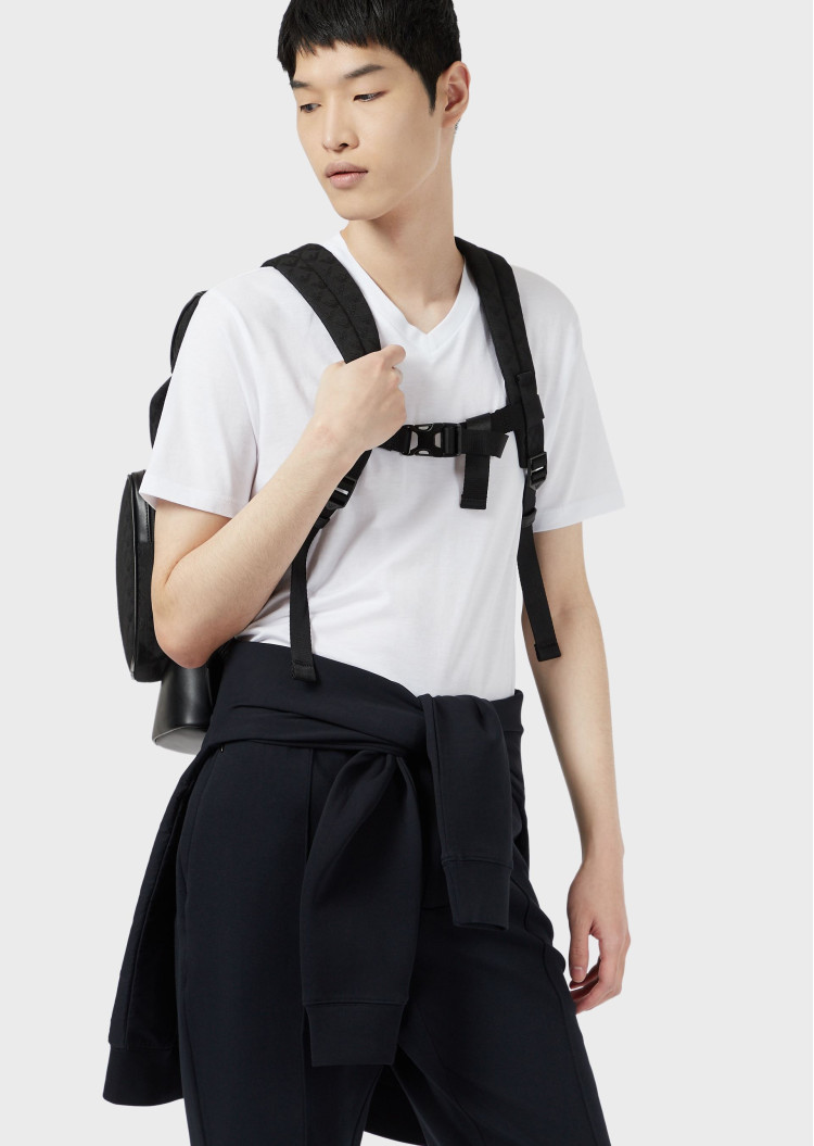 Футболка Slim fit для чоловіків (469232), колір Білий - №5
