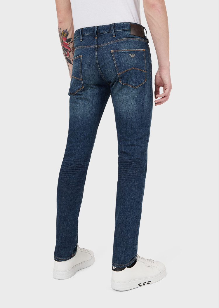 Джинсы Slim Slim fit для мужчин (469250), цвет Синий - №3