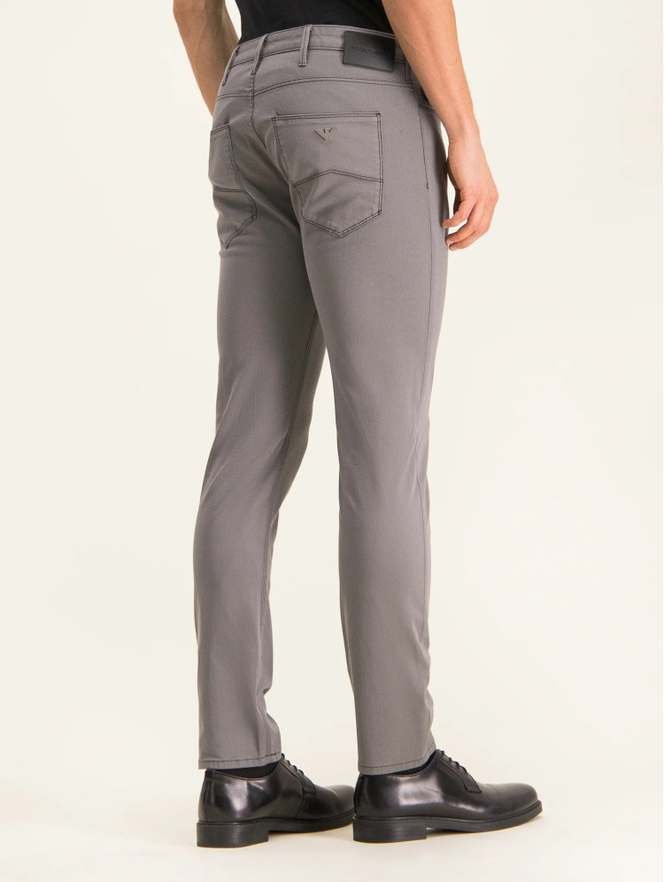 Брюки 5 карманів Slim Slim Fit Низька для чоловіків (469251), колір Сірий - №4