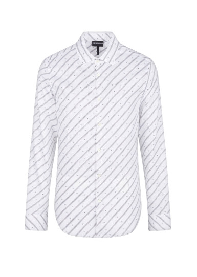 сорочка ділова Slim Fit: приталений силует, але не надто вузький.