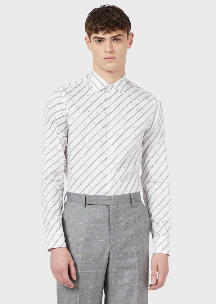 Сорочка деловая Slim Fit — фото 2