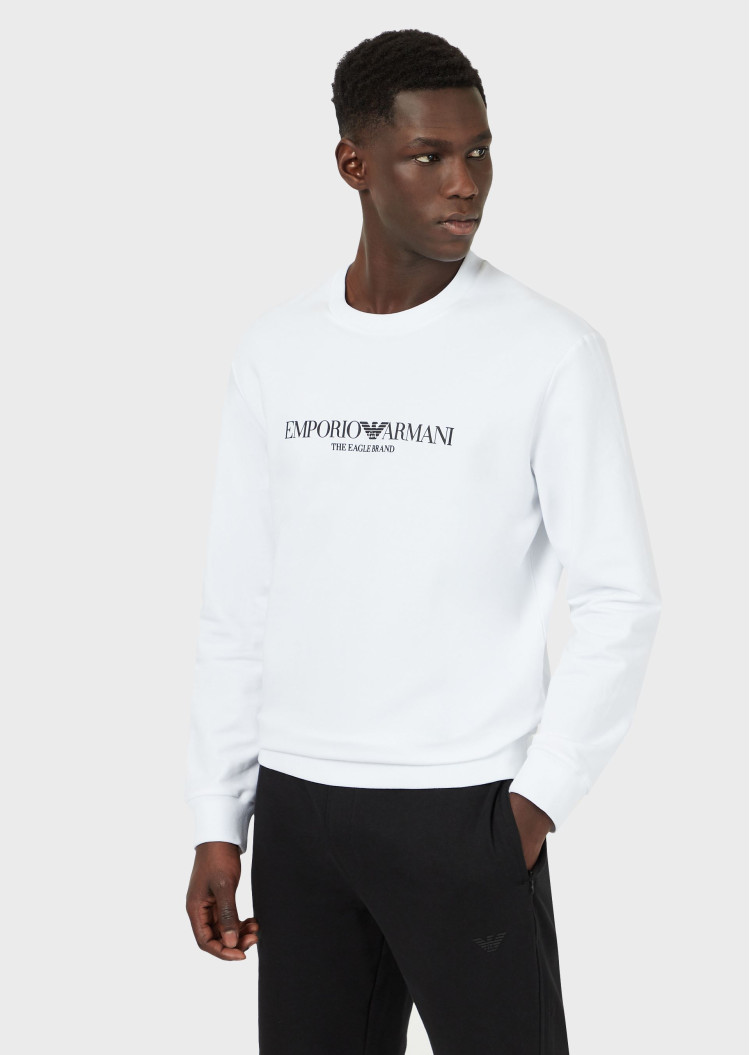 Свитшот Regular fit для мужчин (469264), цвет Белый - №2