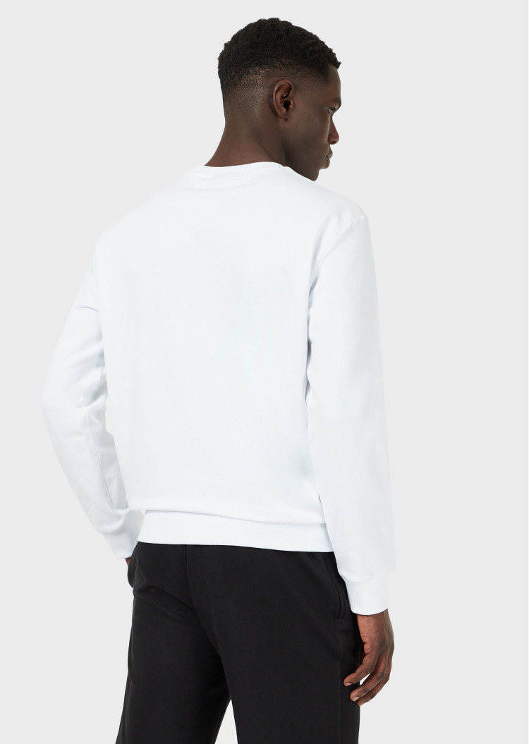 Свитшот Regular fit для мужчин (469264), цвет Белый - №3