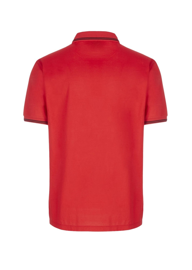 Поло Slim fit для чоловіків (469269), колір Червоний - №2