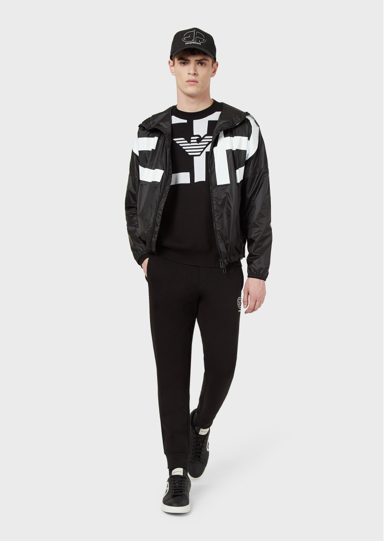 Вітровка Relaxed fit для чоловіків (469270), колір Чорний - №4