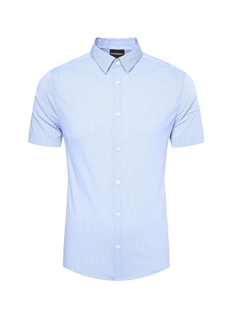 Сорочка повседневная с коротким рукавом Slim Fit