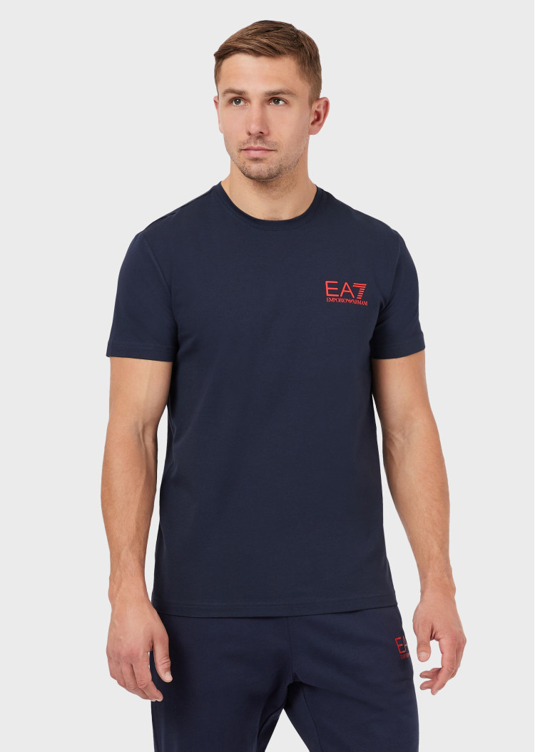 Футболка Slim Fit: приталений силует, але не надто вузький. для чоловіків (469312), колір Синій - №2