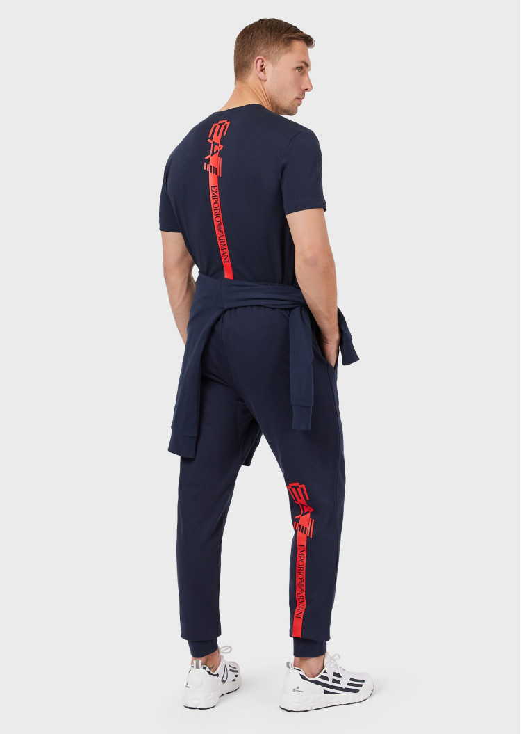 Футболка Slim Fit: приталений силует, але не надто вузький. для чоловіків (469312), колір Синій - №3
