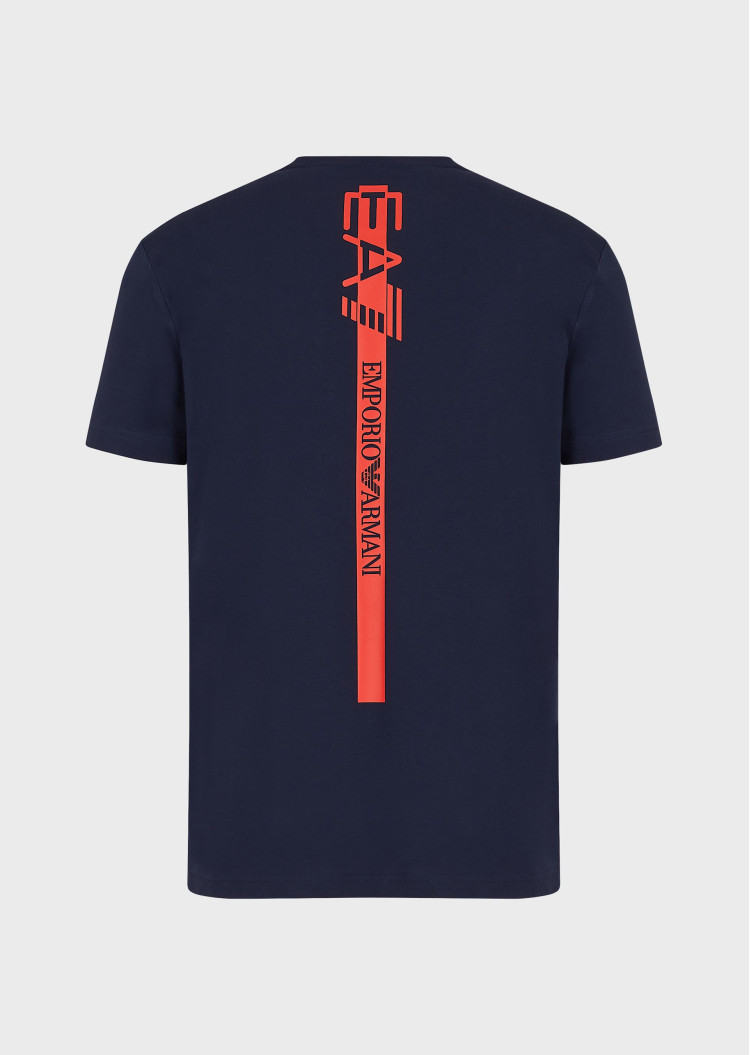 Футболка Slim Fit: приталений силует, але не надто вузький. для чоловіків (469312), колір Синій - №4