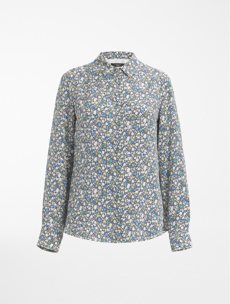 Блуза с длинным рукавом Regular Fit: классический крой, средняя свобода движений.