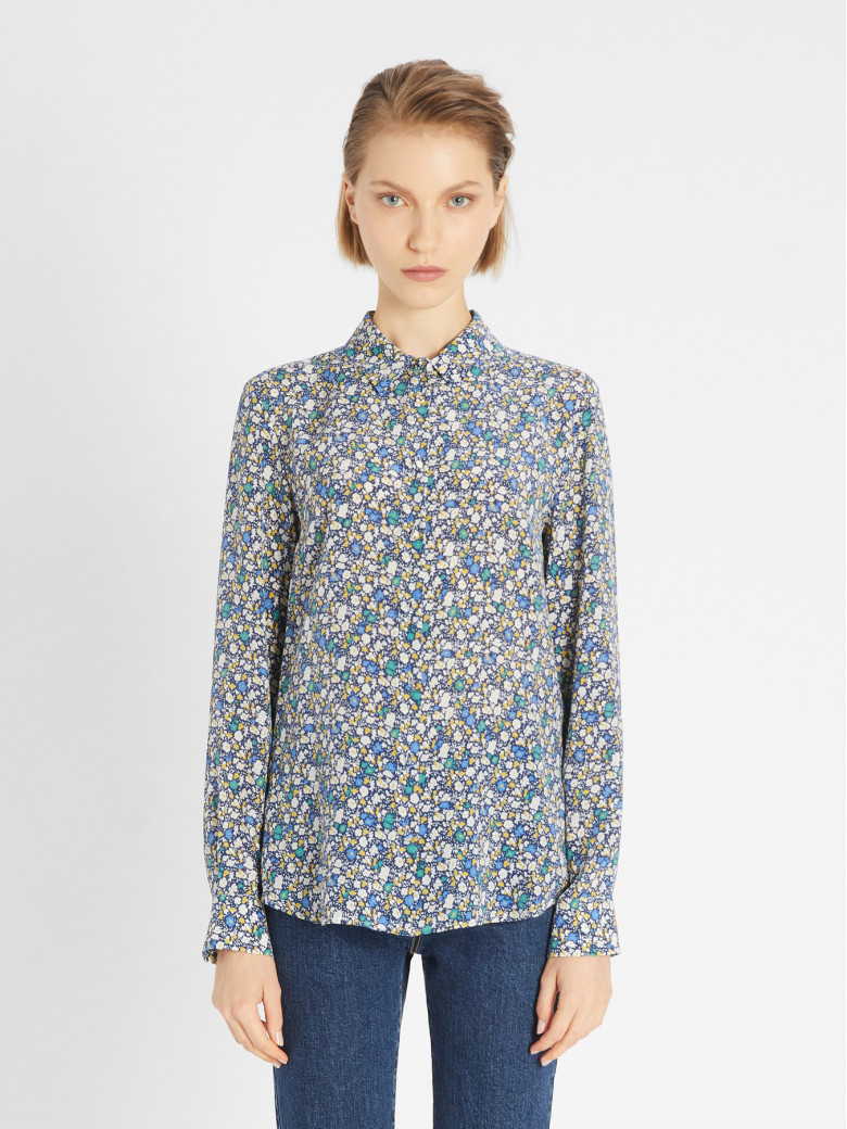 Блуза с длинным рукавом Regular Fit: классический крой, средняя свобода движений.