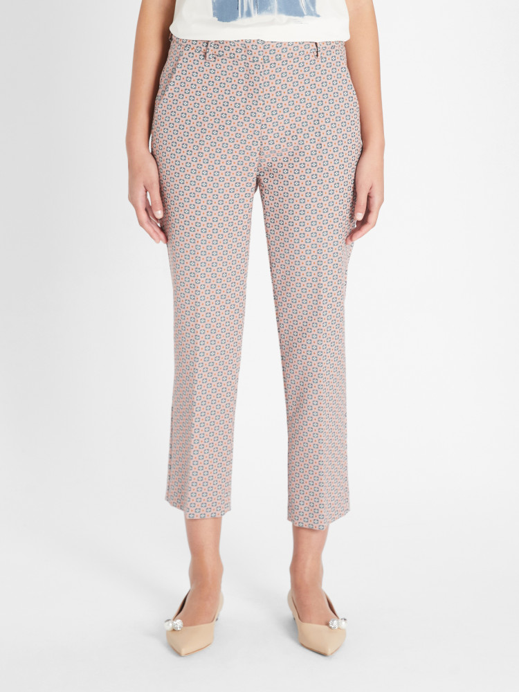 Брюки повседневные Slim fit Низкая для женщин (469365), цвет Розовый - №3