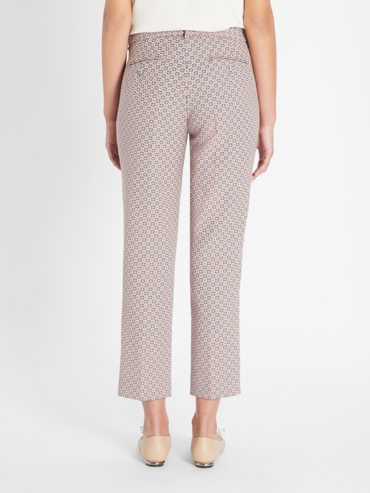 Брюки повседневные Slim fit Низкая для женщин (469365), цвет Розовый - №4