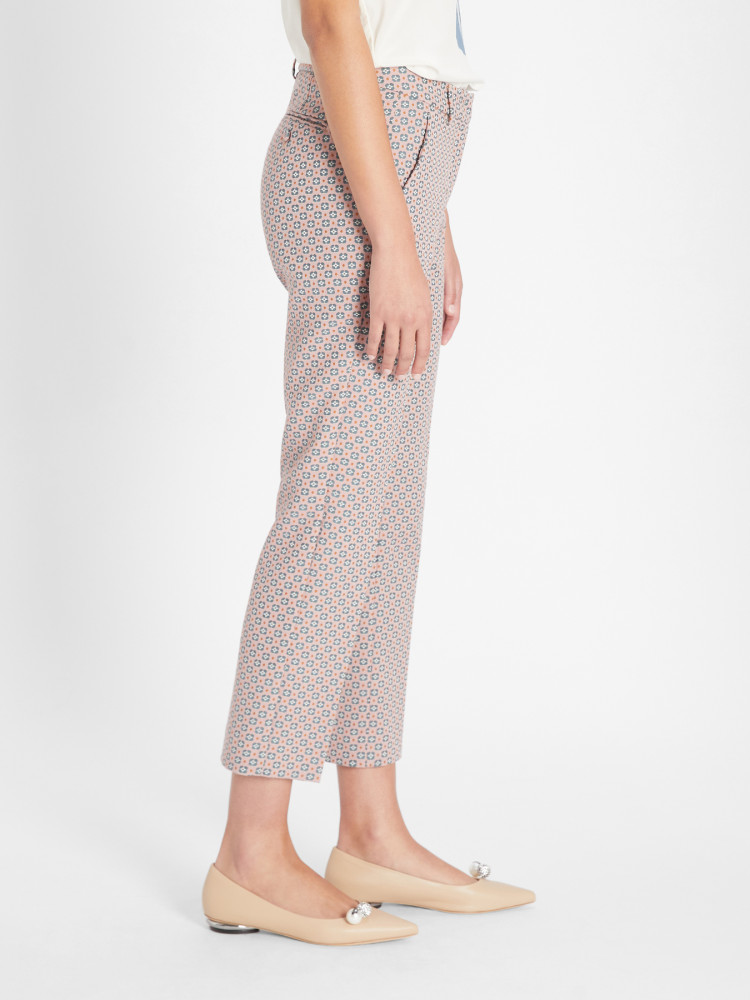 Брюки повседневные Slim fit Низкая для женщин (469365), цвет Розовый - №5
