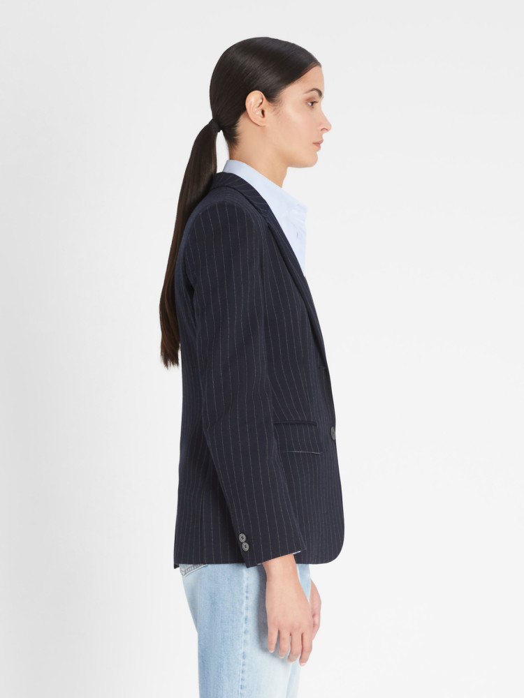 Жакет костюмный Slim fit для женщин (469376), цвет Синий - №3