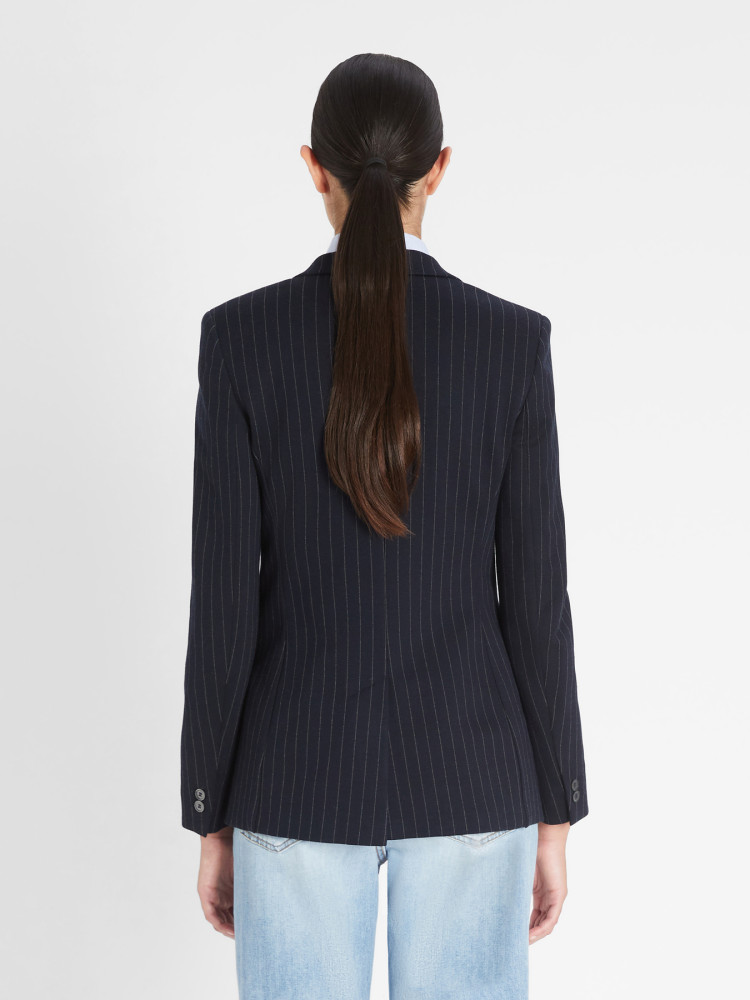Жакет костюмный Slim fit для женщин (469376), цвет Синий - №4