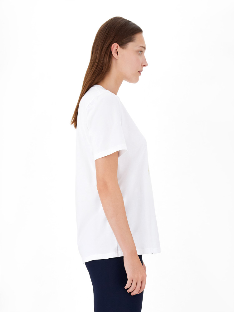Футболка Regular fit для женщин (469427), цвет Белый - №6
