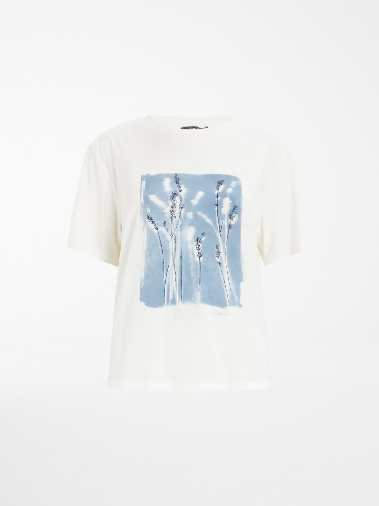 Футболка Regular fit для жінок (469466), колір Молочний - №1