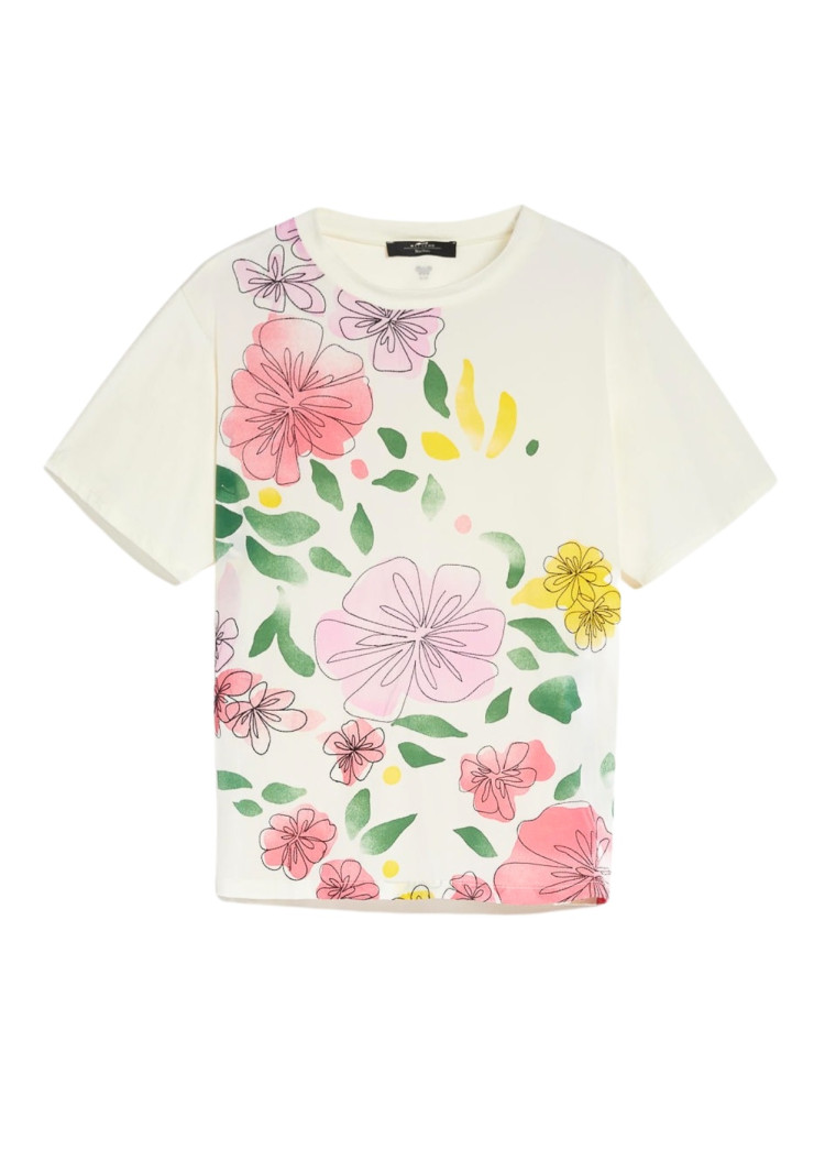 Футболка Regular fit для жінок (469467), колір Молочний - №1