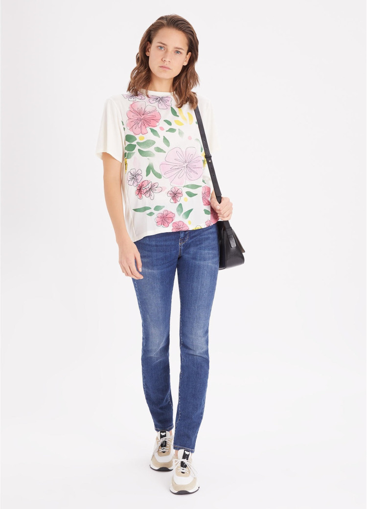 Футболка Regular fit для жінок (469467), колір Молочний - №3