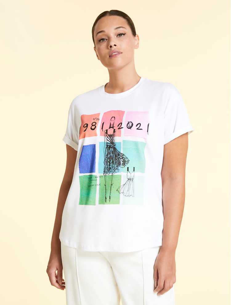 Футболка Regular fit для женщин (469482), цвет Белый - №1