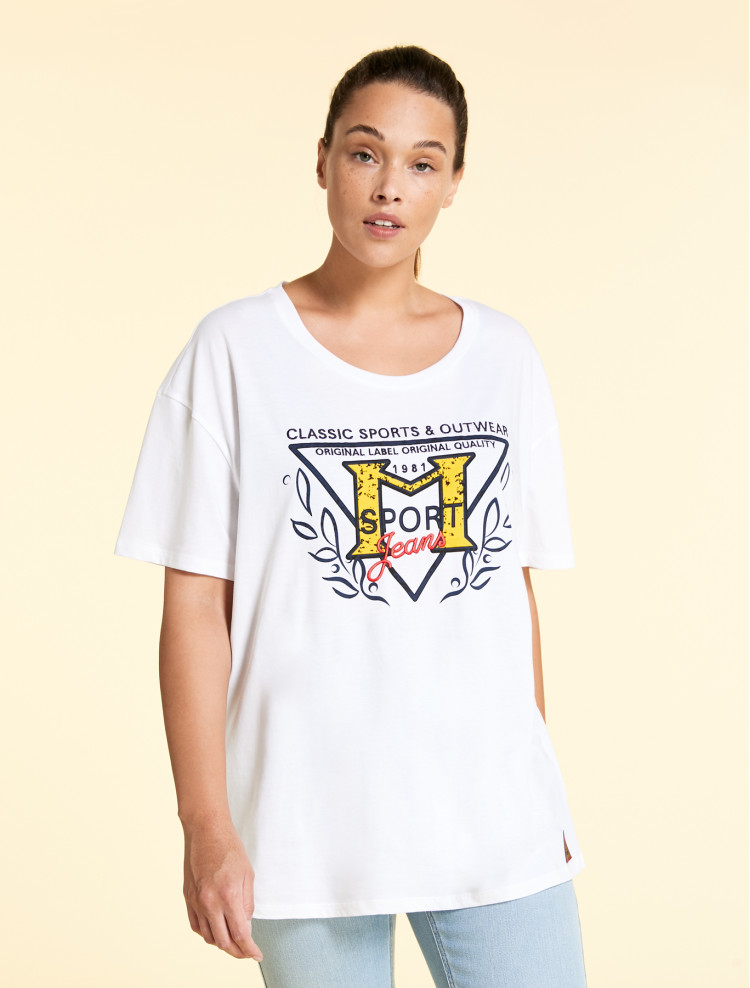 Футболка Regular fit для жінок (469489), колір Білий - №1