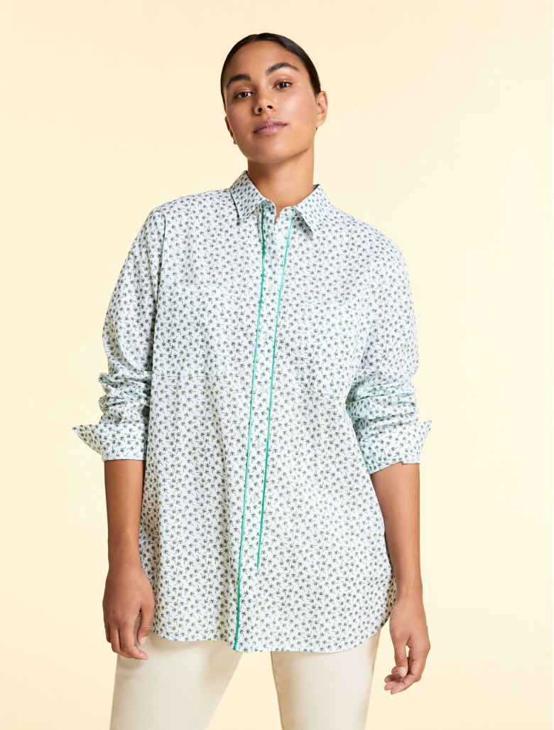 Рубашка с длинным рукавом Regular Fit: классический крой, средняя свобода движений.