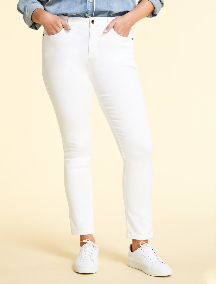 Джинси Slim Slim fit для жінок (469503), колір Білий - №1