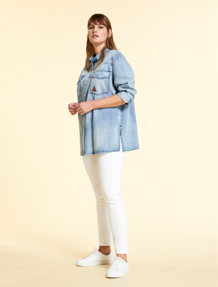 Джинси Slim Slim fit для жінок (469503), колір Білий - №2