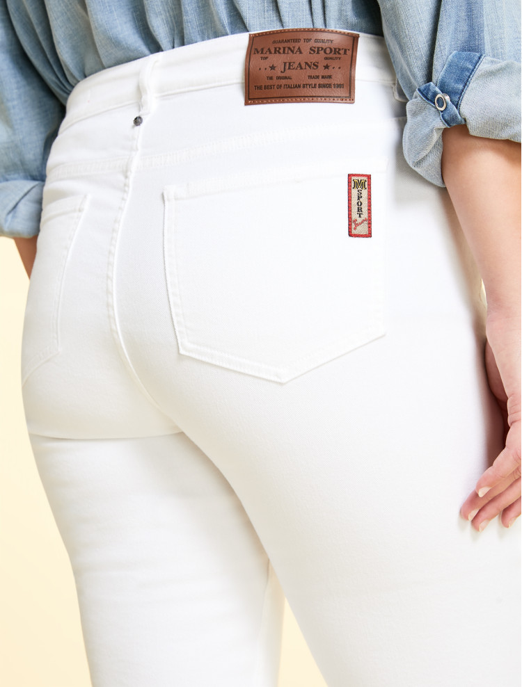 Джинси Slim Slim fit для жінок (469503), колір Білий - №3