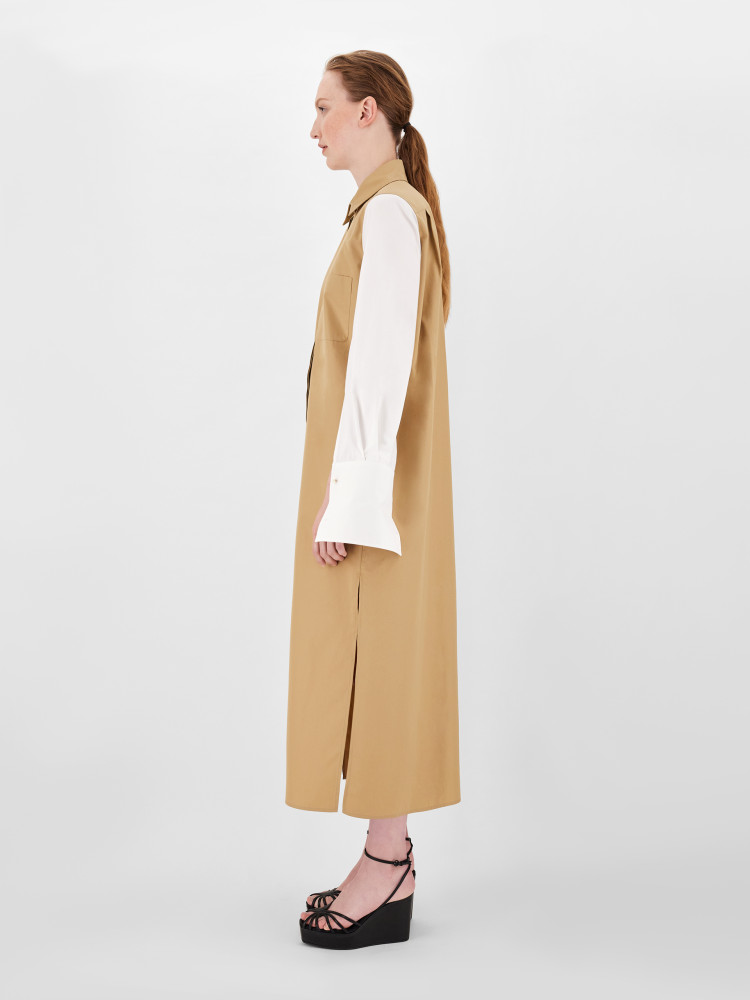 Сукні максі Regular fit для жінок (469504), колір Бежевий - №8