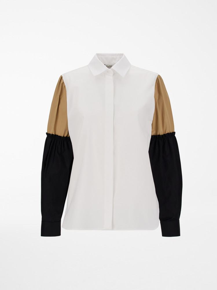 Рубашка с длинным рукавом Slim fit для женщин (469507), цвет Белый - №1