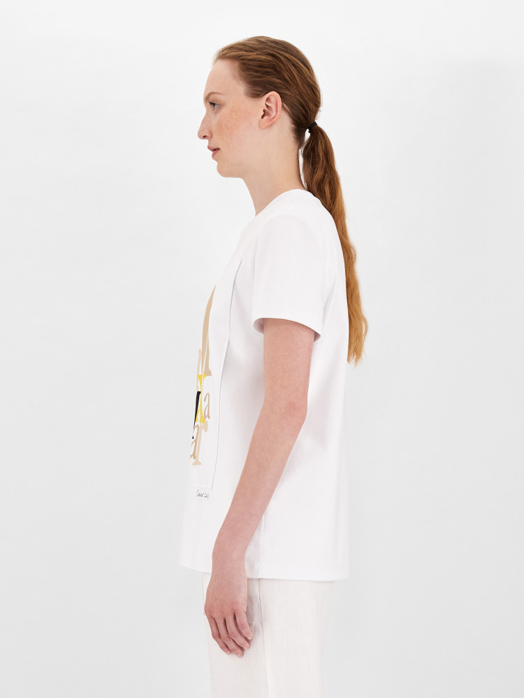 Футболка Regular fit для жінок (469515), колір Білий - №3