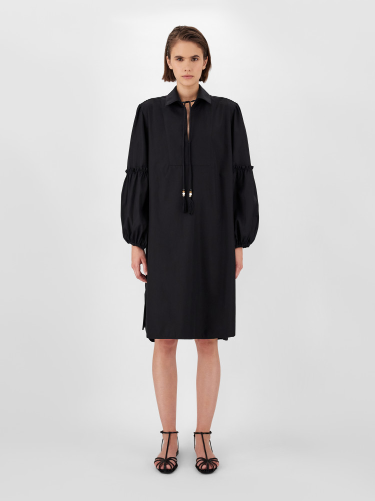 Сукні міді Regular fit для жінок (469516), колір Чорний - №3