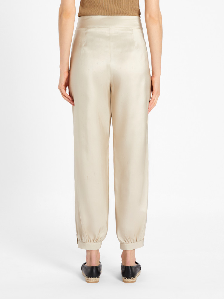 Брюки fashion Regular fit Висока для жінок (469522), колір Бежевий - №4