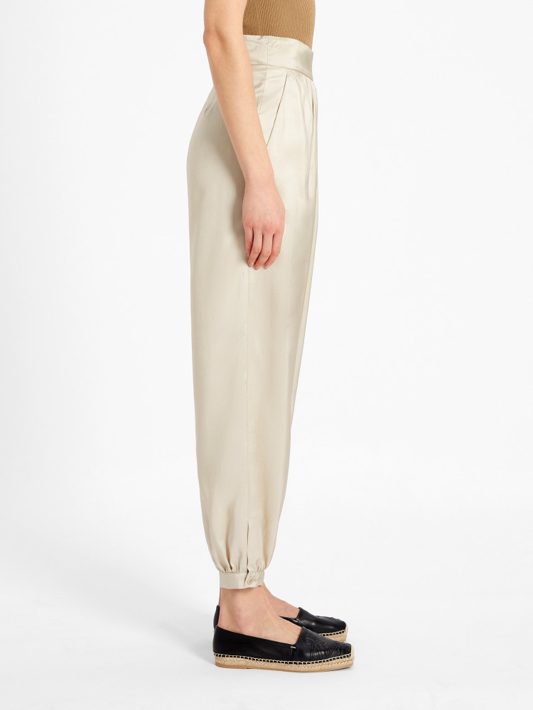 Брюки fashion Regular fit Висока для жінок (469522), колір Бежевий - №5