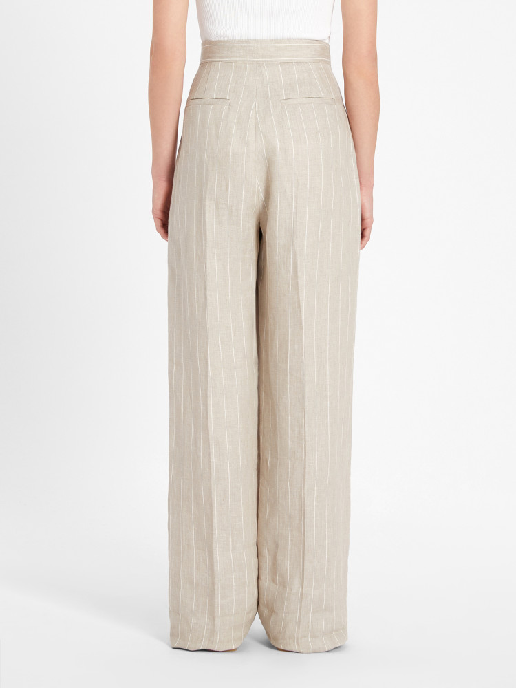 Брюки fashion Regular fit Высокая для женщин (469525), цвет Бежевый - №4
