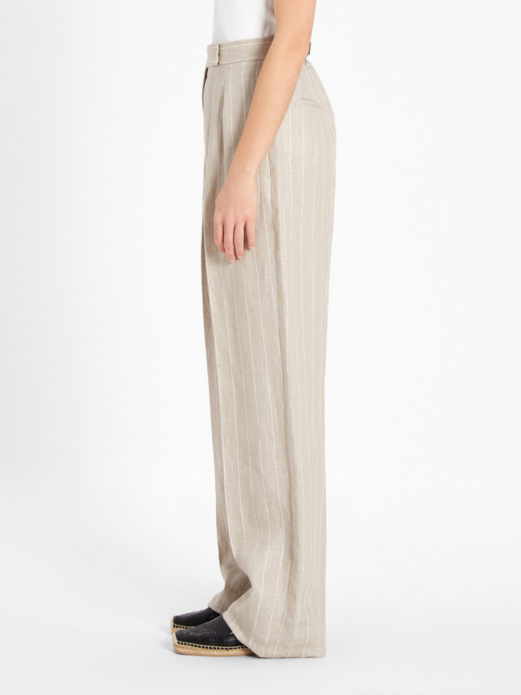 Брюки fashion Regular fit Высокая для женщин (469525), цвет Бежевый - №5