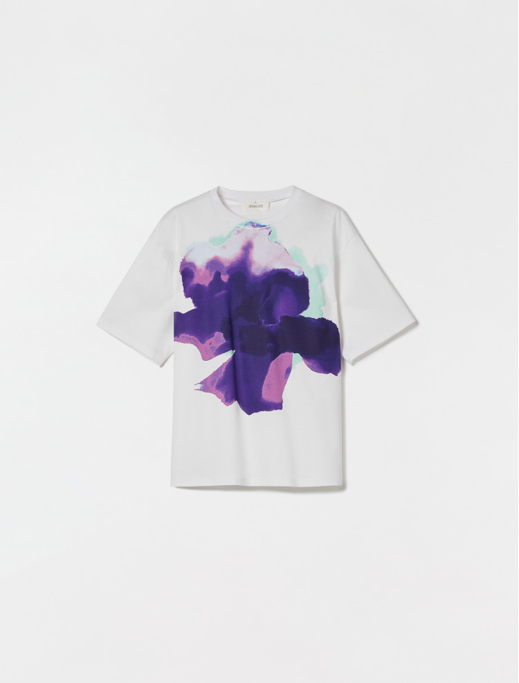 Футболка Relaxed fit для женщин (469534), цвет Белый - №1