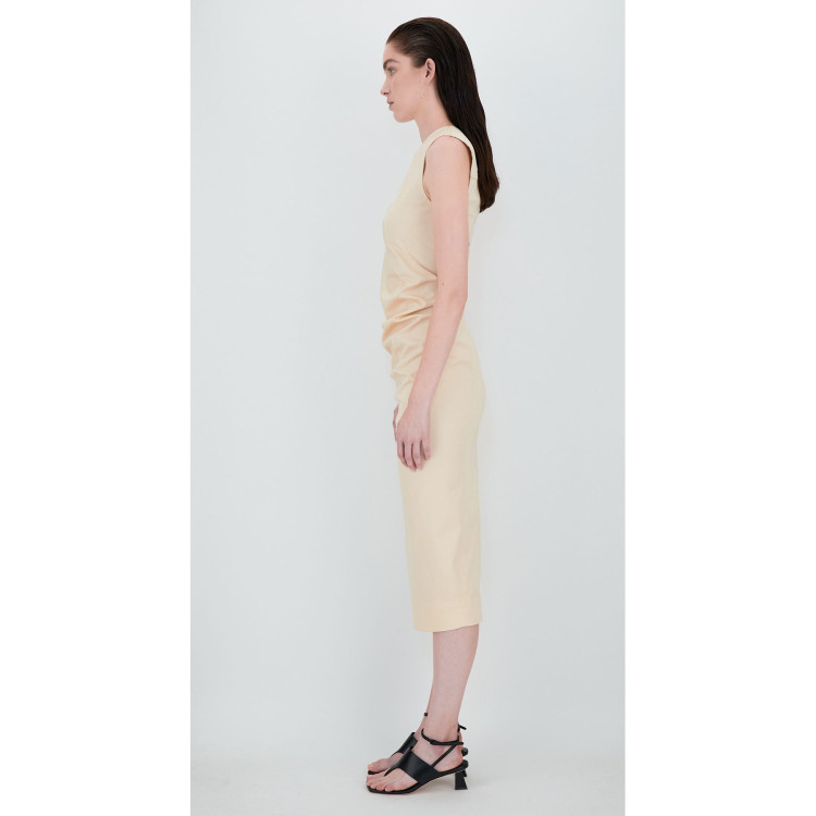Платья миди Slim fit для женщин (469538), цвет Молочный - №3