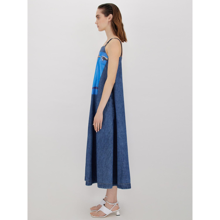 Сарафан Relaxed fit для жінок (469550), колір Синій - №5