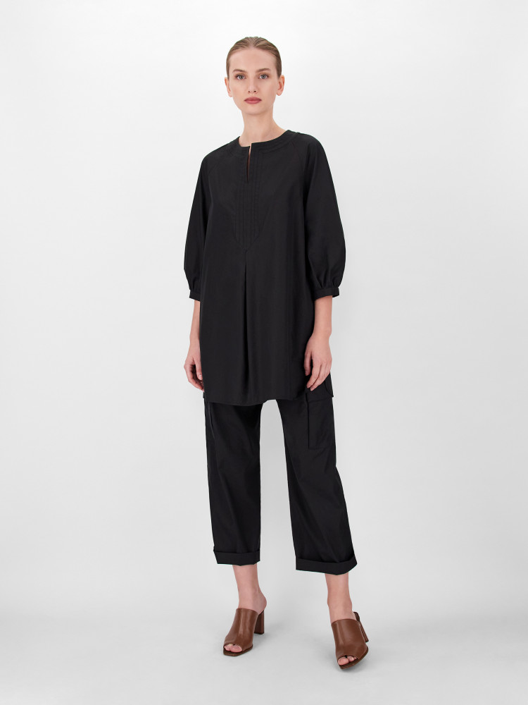 Сорочка з 3/4 рукавом Regular fit для жінок (469563), колір Чорний - №3