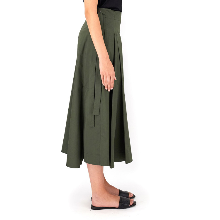 Спідниця міді Regular fit для жінок (469582), колір Оливковий - №4